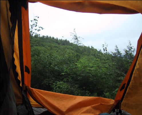 Tent with a View, AT, Massachusetts